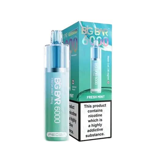 Feoba Big Bar 6000 Puffs Disposable Vape Device  - Fresh Mint